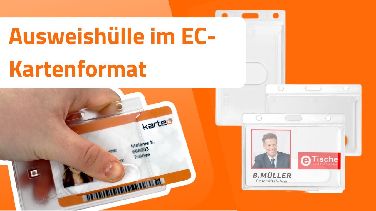 Ausweishülle im EC-Kartenformat |  Produktvorstellung | Karteo.de