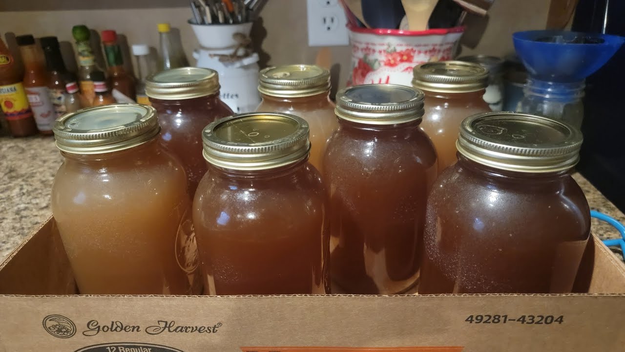 Making & Canning Bone Broth Carnivore Diet approved YouTube