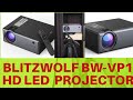 Blitzwolf BW-VP1 LCD Projector With Remote Control
