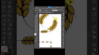 Create Wheat Brushes design illustrator #viral #design #trending #trend #illustrator #logo #design