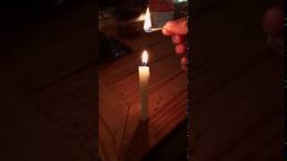 Lighting A Candle From The Smoke Slow Motion