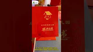 Digital Graduation Certificate Paper Hot Foil Stamping Machine