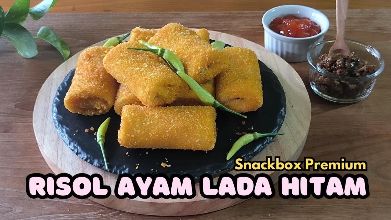 Seri Risol Spesial : Part 4. BIKIN RISOLES CHICKEN BLACKPEPPER {Ayam Lada Hitam} // TAKJIL PUASA.