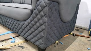 Sofa banane ka tarika corner L Sofa kaise banayenge step by step सोफा कैसे बनाते हैं furniture video