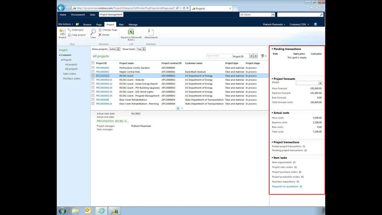 Dynamics AX for Public Sector - Grants Management
