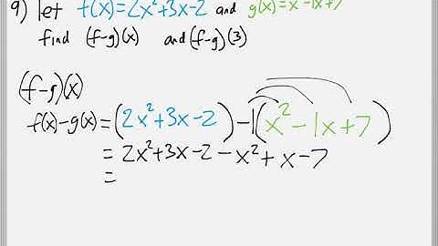 Math 119 : 5.1 #9 (Intermediate Algebra Tutorial : Adding & Subtracting Polynomials)