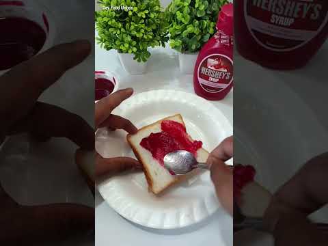 Mix Fruit Jam Sandwich Recipe | Bread Jam Shorts Sandwich Recipe