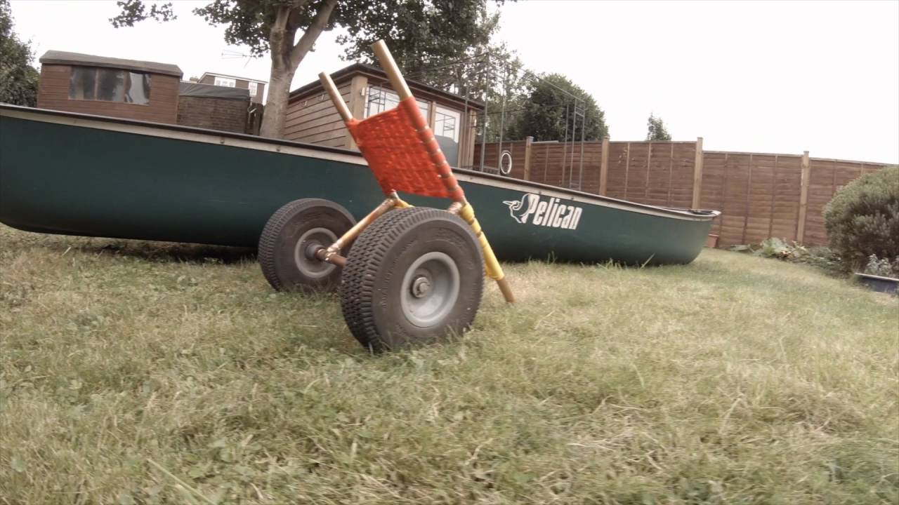 DIY Canoe Trailer - YouTube