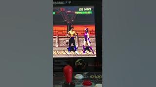 Mortal kombat 2 Johnny cage nut punch on women fighter