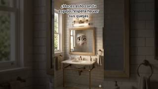 ¿Haces esto con tu espejo?#shortsvideo#short#tipsdelimpieza#baño#humor