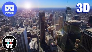 Above LA: OUE Skyspace Slide and Observation Deck in 3D [VR180]