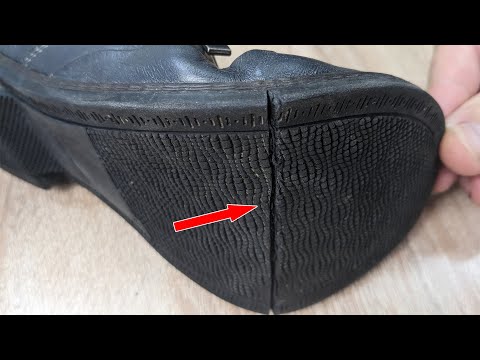 The wise Shoemaker shared a secret! Repair of a burst sole with your own hands