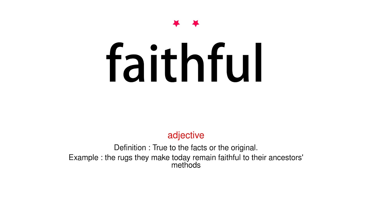 How to pronounce faithful Vocab Today YouTube