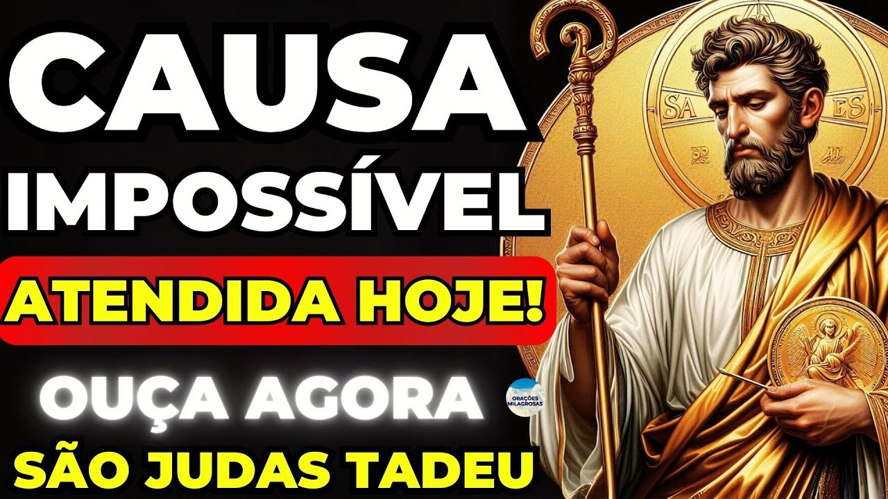🙏SÃO JUDAS TADEU VAI ATENDER SUA CAUSA IMPOSSÍVEL NESTE DIA🙌