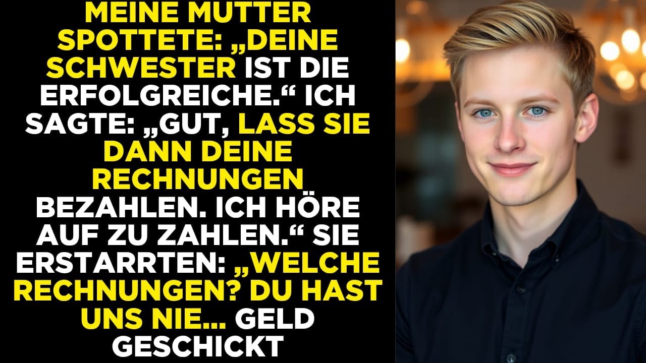 Ich stellte die heimliche finanzielle Unterstützung für meine Familie ein – sie ahnten von nichts