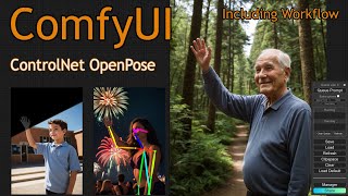 ComfyUI ControlNet OpenPose Composite workflow #comfyui #stablediffusion #controlnet