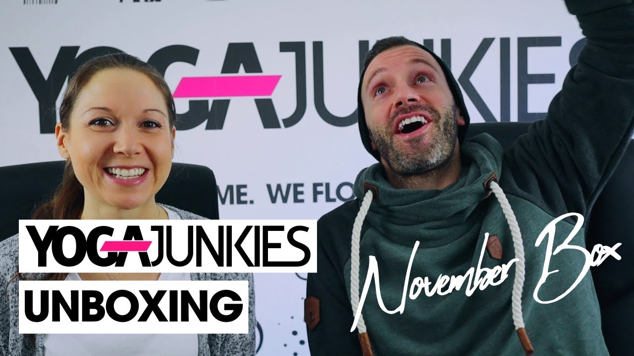 Yoga Junkies Monthly Subscription Box Unboxing Launch Box YouTube