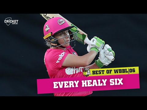 Every Alyssa Healy six | Rebel WBBL|06