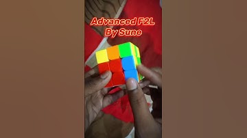 Advanced F2l by sune algorithm #shorts #trending #viralshorts