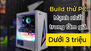 Dưới 3 triệu cho một bộ PC năm 2024 còn làm được gì | Gà PC Water Cooler Custom | E1220V3 - RX580 8G