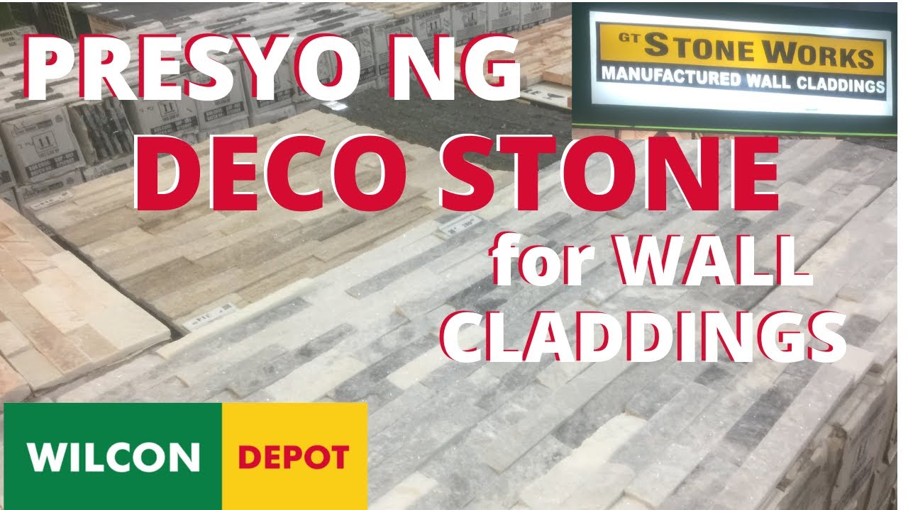 PRESYO NG DECO STONE NATURAL STONE SA WILCON DEPOT YouTube