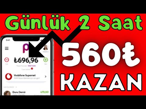 Günlük 2 Saat Uğraşarak 560₺ Kazan 💰 (ÖDEME KANITLI) - İnternetten Para Kazanma 2023