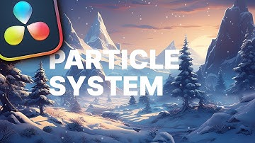 Creating snow with DaVinci’s Particle System | Snow Effect