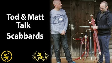 Tods Workshop and Matt Easton/ Schola Gladiatoria talk sword scabbards