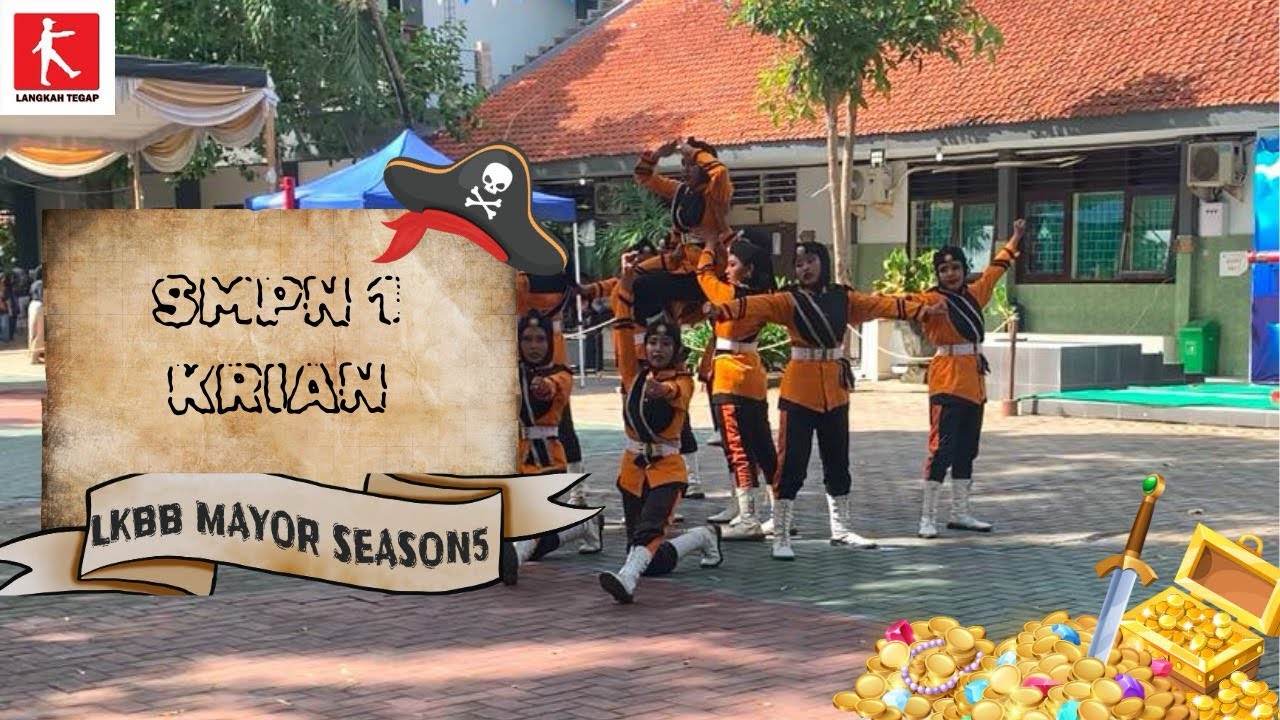Penampilan Paskibra SMPN 1 KRIAN | LKBB Mayor Season 5