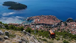 DUBROVNIK CABLE CAR RIDE: ENJOY THE VIEW! (4K)
