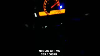 Nissan GTR 900hp vs CBR1000rr 2006