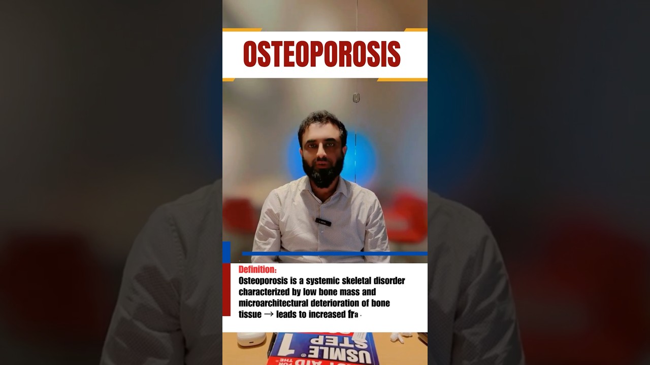 Osteoporosis | Exam Key Points | Dr Hafiz Atif | AMC, NRE, FCPS, & UAE Exams