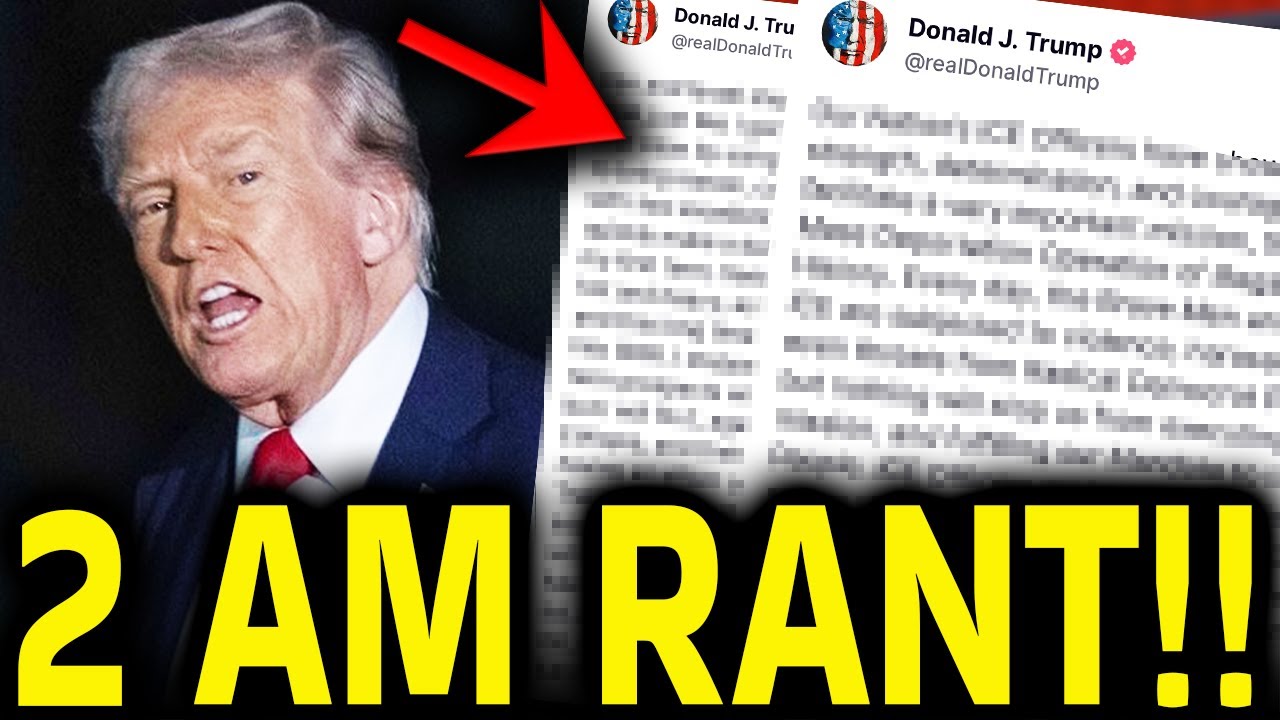 2 Am Rants Trump THREATENS Blue States During 2 AM RANT - YouTube
