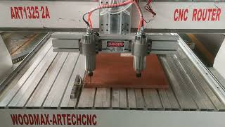 Celebrity double spindle cnc router engraving machine Wealth