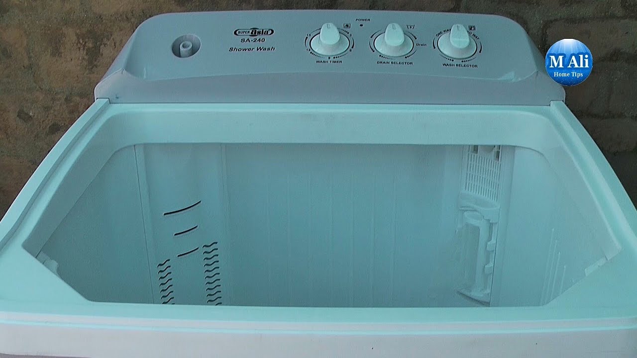 Super Asia Washing Machine SA-240 Shower Wash
