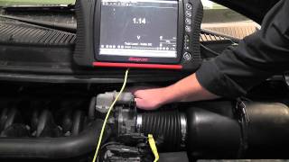 Throttle Position Sensor Test (voltmeter and scope)