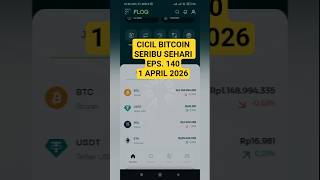 CICIL BITCOIN SERIBU SEHARI EPS.140 #floq #cicilbitcoin #investasicrypto #btc #bitcoin #crypto