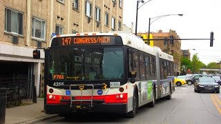 Chicago Transit Authority: 2013 New Flyer D60LFR - Articulated (Diesel) #4355 ~ w/ Cummins ISL9