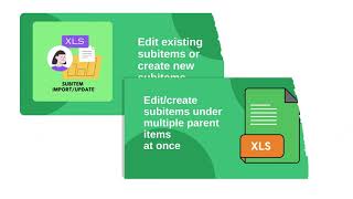How to create Multi Level subitems from Excel file in monday.com