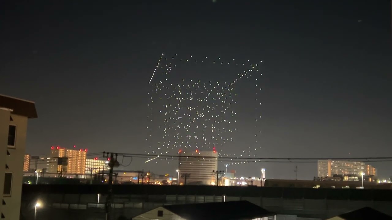 船橋競馬場　大晦日ドローンshow etc