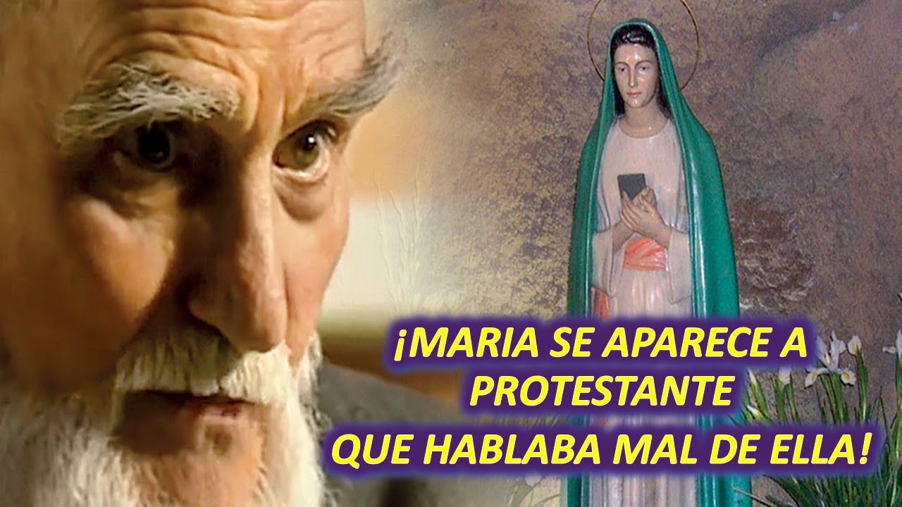¡Protestante estaba por hablar mal de la Virgen María, hasta que ella se aparece frente a el!