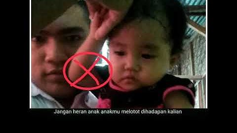 Seorang anggota #satpam mengajarkan anak nya sebelum berangkat kerja mencium tangan orang tuanya