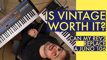 Are vintage synths worth it? Roland Juno 106 vs Dave Smith Prophet Rev2