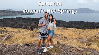 Swimming in Volcanic Hot Springs! Epic Santorini Adventures