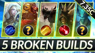 5 NEW BROKEN BUILDS of Patch 7.35c - BEST ITEM and HERO COMBOS - Dota 2 Guide
