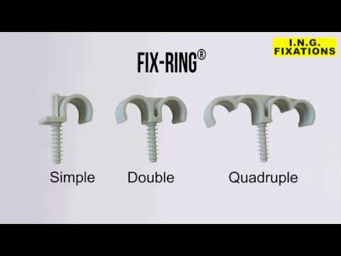 ING Fixations - FIX-RING® - Fixation de gaines et tubes 