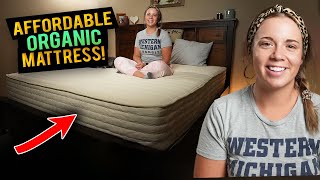 Our Affordable ORGANIC BED! | Latex For Less Hybrid Mattress Review