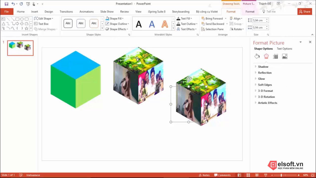 Cách Vẽ 3d trong PowerPoint cho những bài thuyết trình tuyệt vời