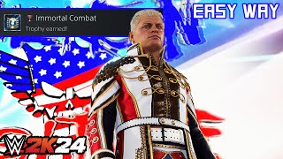 WWE 2K24 - Immortal Combat (Trophy/Achievement) | Easy Way screenshot 2