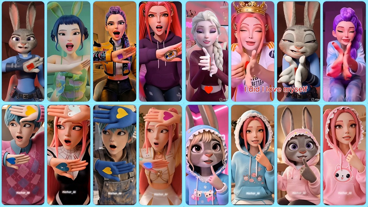 AKA KIRO SHIRO! AO!🎨| VIRAL TREND! Color Mixing | RUMI AND MIRA MAKE UP TREND & Viral dance battle